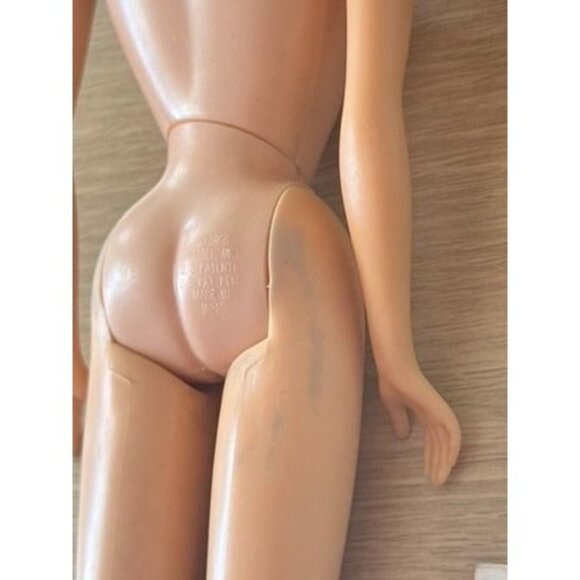 VTG Twist N Turn Bon Bon Brunette Hair 1966 Japan #15 Body Barbie Rooted Lashes - Picture 13 of 15